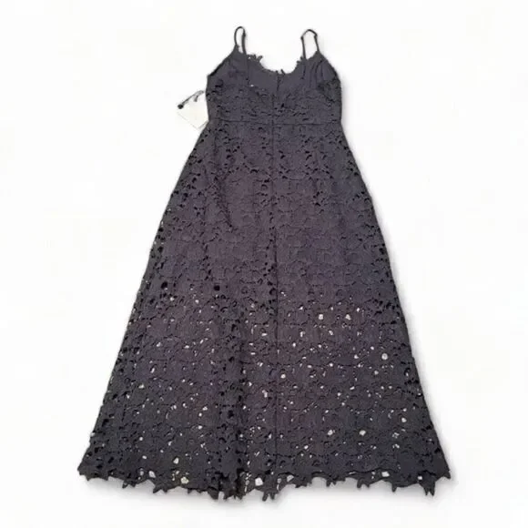 ASTR the Label Lace A Line Midi Dress Large Navy - www.joarbit.com ASTR the Label Lace A Line Midi Dress Large Navy - www.joarbit.com